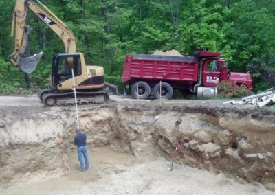 excavator dump truck